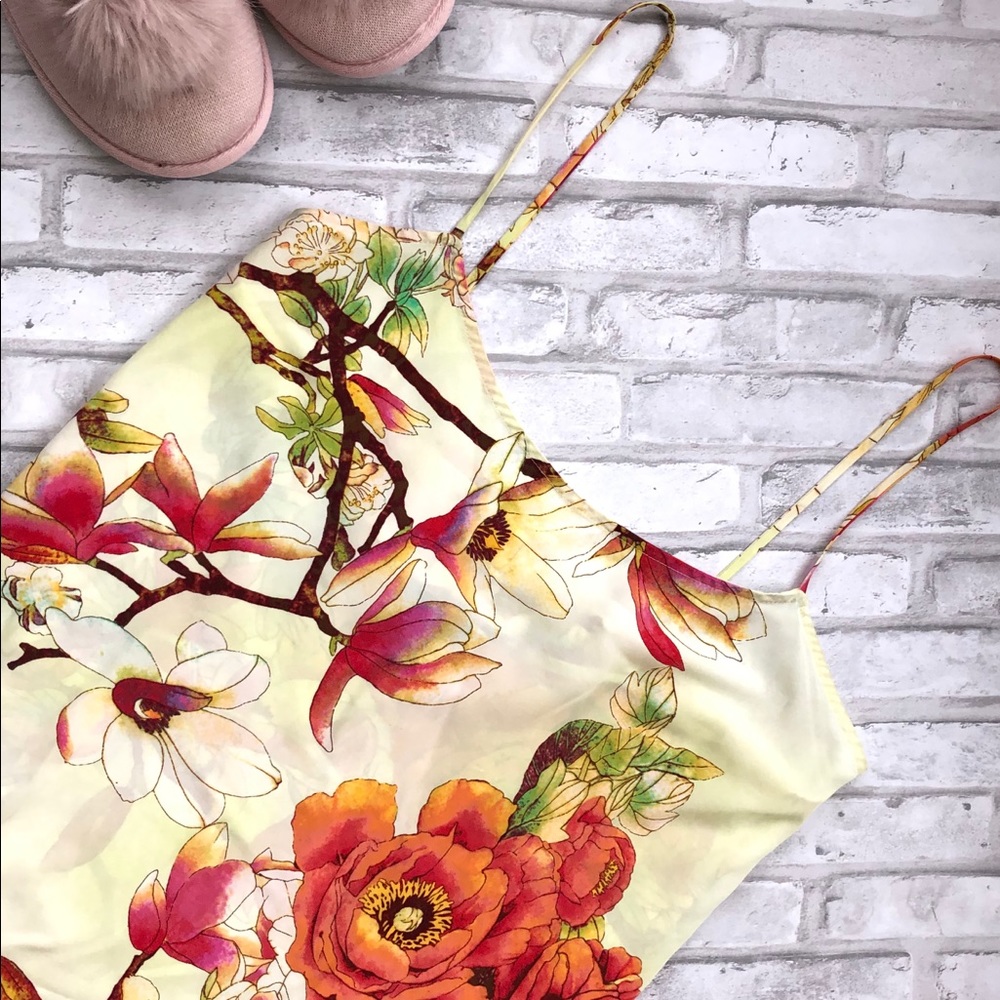 Natori floral slip/ nightgown